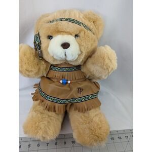 Teddy Precious Brown Bear Plush Indian Costume 15 Inch Dandee Stuffed Animal Toy